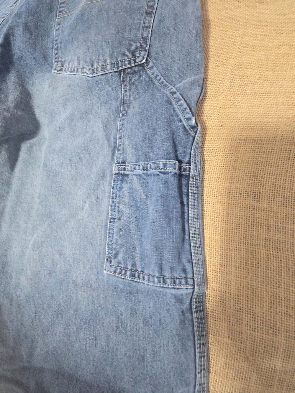 Industrial Exchange Men's Vintage Carpenter Denim Jeans Size 34x34 - Picture 6 of 7